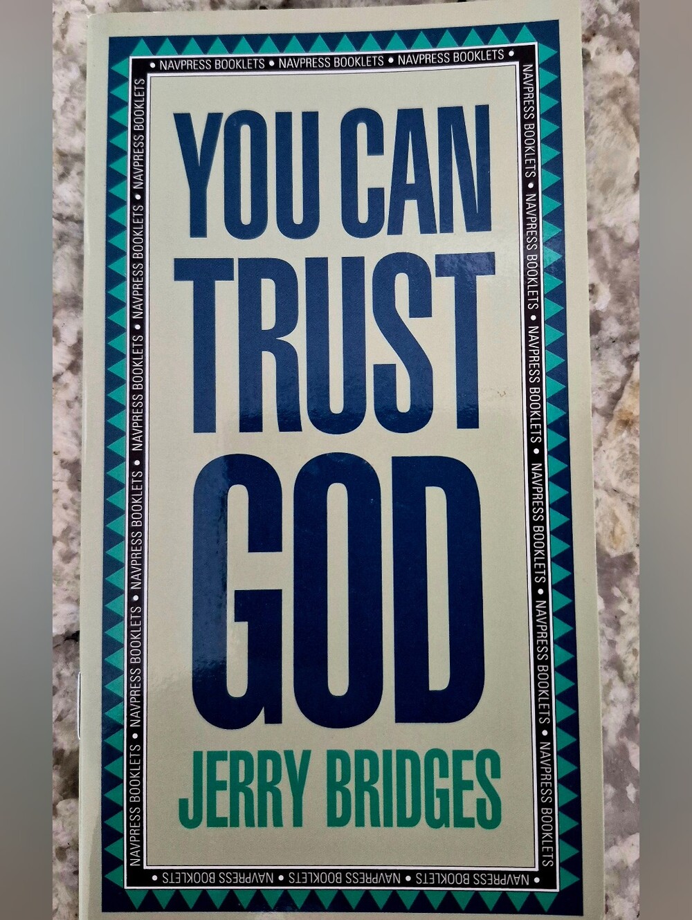 "You Can Trust God" - Pamphlet By Jerry Bridges - Like New